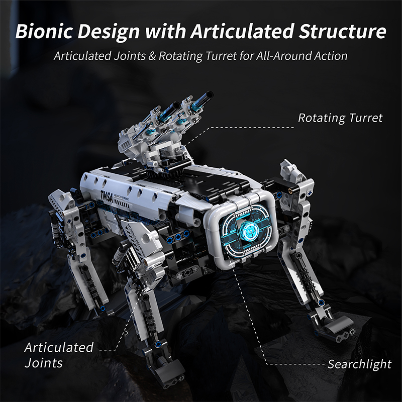 ชุดตัวต่อหุ่นยนต์สุนัขต่อสู้แบ - Home Security Robot Dog บทวิจารณ์และราคา