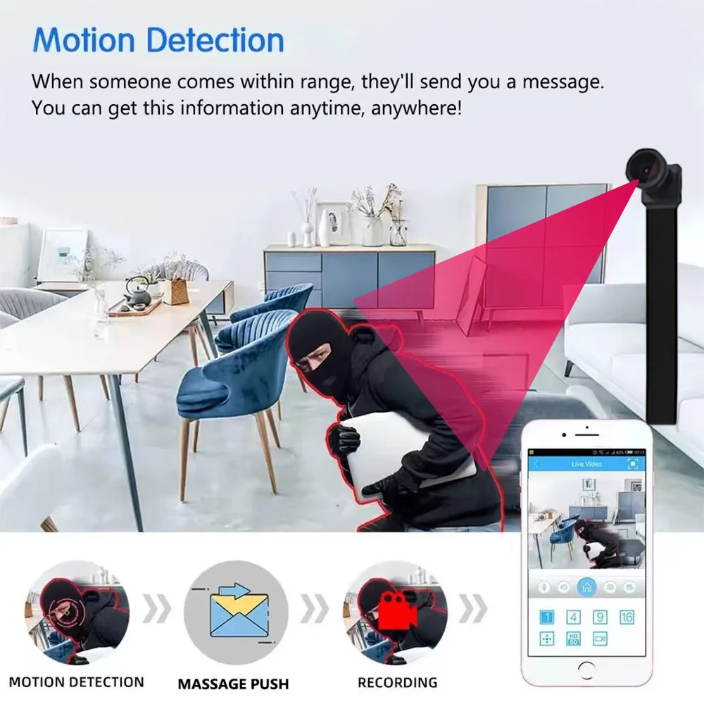 กล้อง WiFi ขนาดเล็ก 4K HD รุ่น - Hidden Camera Clock บทวิจารณ์และราคา